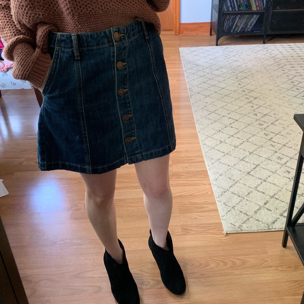 Forever 21 Denim Mini Skirt
